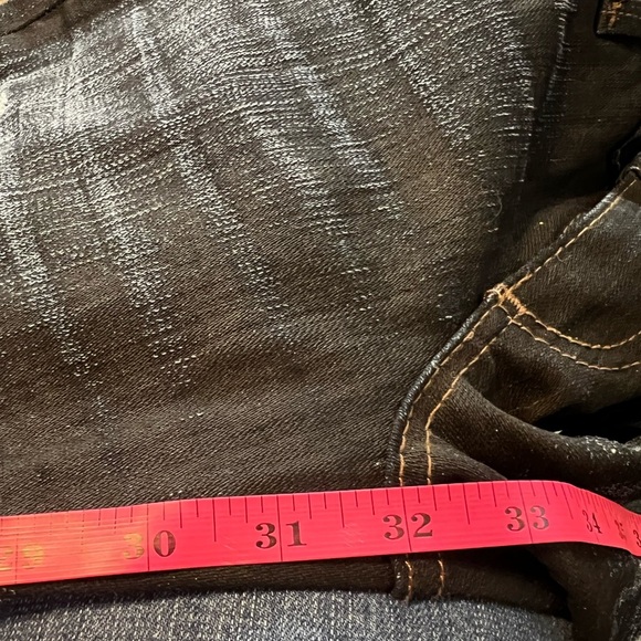 True Religion Jude Super Low Rise Skinny in Asphalt w/ Rips - Picture 12 of 12